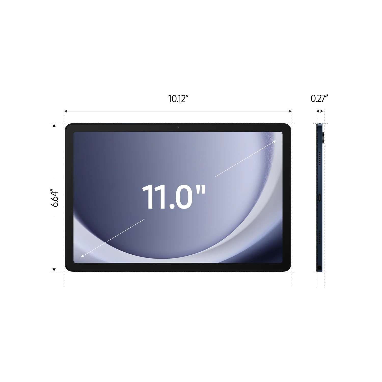 Samsung Galaxy Tab A9+ 11" Widescreen Tablet, 64GB, Android 13, Navy - Image 5