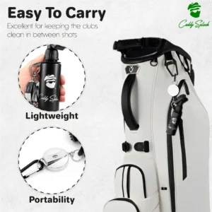 Caddy Splash Heavy Duty Golf Club Brush Cleaner with Retractable Clip, Nylon Bristles, 4 oz Water