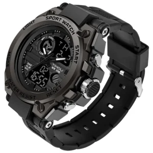 Findtime Men's Military Watch Outdoor Sports Electronic Watch Tactical Army Wristwatch LED Stopwatch Waterproof Digital Analog Watches